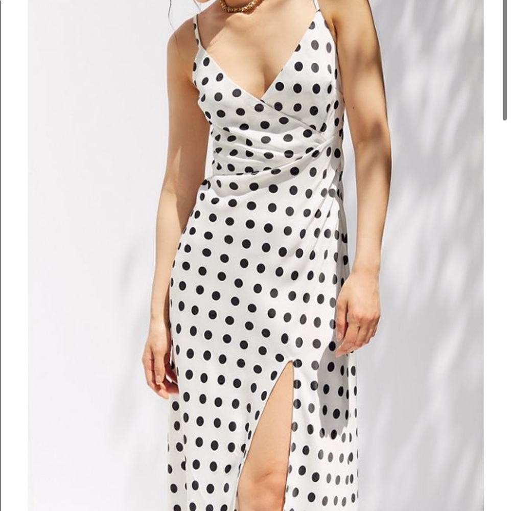 UO silk slip dress